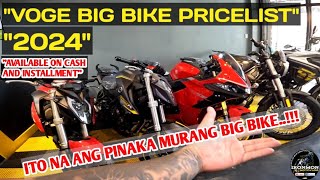 VOGE BIG BIKE PRICELIST 2024  IRONMON MOTOVLOG [upl. by Etnuhs]