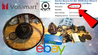 THE CHEAPEST EBIKE BUILD 48v 1000w 1 UNBOXING [upl. by Lisab]