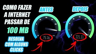 Como Deixar Internet Mais Rápida [upl. by Nihhi737]