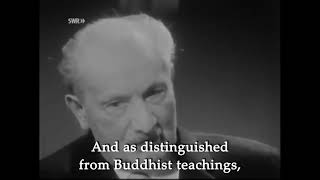 Martin Heidegger Interview with a Monk English Subtitles [upl. by Pellegrini115]