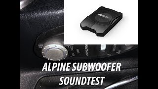 Installed Alpine PWET080OC Active 8” Subwoofer On Toyota Hilux Revo With Stock Speakers [upl. by Savannah]