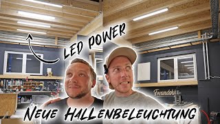 Es werde Licht LED Upgrade für unsere Schrauberhalle 💡 Freundships Woche 10 [upl. by Ahtenek]