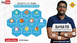 Top Benefits of Filing Your Income Tax Return  Why You Should File Your ITR taxpuram [upl. by Hadden]