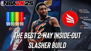 NEW NBA 2K25 The Best 2Way InsideOut Slasher Build And Badges In The Game [upl. by Dew]