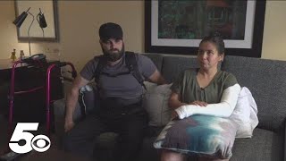 Couple recounts experience surviving Decatur tornado on May 26 [upl. by Annoiek]