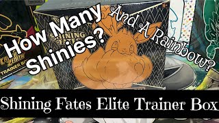 Can’t Believe I Pulled That Many Shinies🤯Shining Fates ETB Opening [upl. by Dix536]