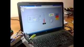 Interfaccia grafica PC per controllo motori passo passo con Arduino [upl. by Livia]