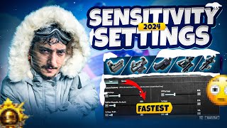 Best Sensitivity amp Setting In 2024😱  Ios amp Android  Pubg Mobile  How Brand [upl. by Nnylyoj]