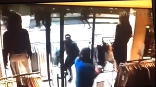 Video shows Sweden truck attack [upl. by Marissa340]