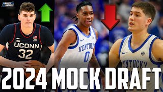 OFFICIAL 2024 NBA Mock Draft After March Madness Edition [upl. by Alderson884]