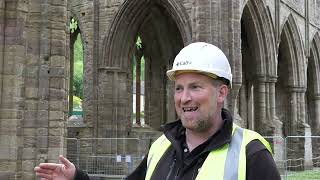 Tintern Abbey conservation part 5 recording the archaeology [upl. by Ycat793]