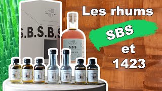 Les rhums de chez SBS et 1423  degustation 43 [upl. by Alracal997]