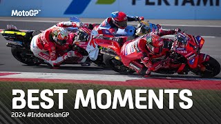 Best MotoGP™ Moments 🤯  2024 IndonesianGP [upl. by Donn820]