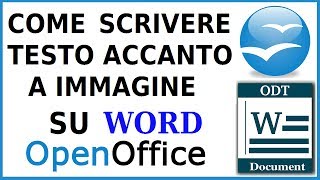 come scrivere testo accanto ad unimmagine su word openoffice writer [upl. by Ailis]