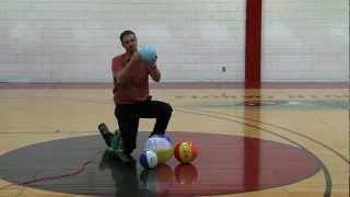 Bernoullis Principle Demonstration Bernoullis Ball Gym Activity [upl. by Gilemette558]