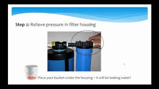 How to Change the Prefilter Sediment Filter in the PurHome X5 Whole House Water Filter [upl. by Chenee]