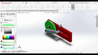 Ensamblaje y simulación en SolidWorks 22 [upl. by Roderich]