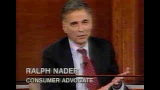 Ralph Nader For President 1996  Phil Donahue Town Hall [upl. by Ennairrek464]