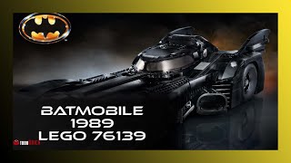 El mejor Batmóvil de LEGO el Batmobile de 1989 76139  LEGO en español 4K [upl. by Manvil]