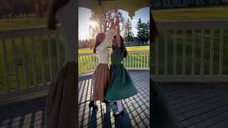 Ländler dance courtesy of our friend  idlewildcottage thesoundofmusic littlewomenatelier [upl. by Ahtnams]