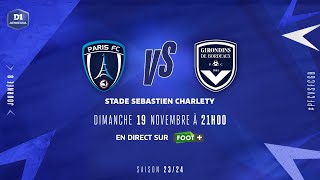 J8  Paris FC – FCG Bordeaux 10 le résumé  D1 Arkema I FFF 20232024 [upl. by Asir]