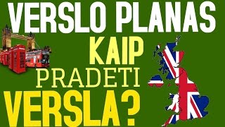 Verslo Planas  Kaip Pradėti Verslą [upl. by Adnilreb]