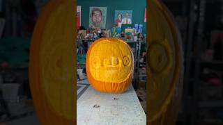 Carving a Pumpkin Blob with Stop Motion Animation [upl. by Elbon125]