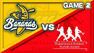 Savannah Bananas vs Major League Baseball Players Alumni Association Game 2  42923 [upl. by Onailimixam]