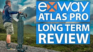 Exway Atlas Pro Review  the best electric skateboard in 2024 [upl. by Eneirda]