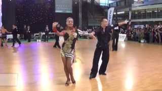 DSFO Megeve 2014  WO LAT  R1 Chacha  Maruster Sergiu amp Grozea Alina [upl. by Weinshienk]