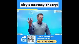 Airys Isostasy Theory upscpreparation civilserviceexam iasaspirants shorts [upl. by Attej]