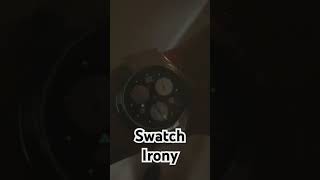 Swatch irony Chronograph LUME swatches vintage watch [upl. by Thordia]