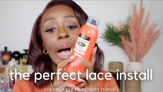 The perfect lace melt install beginner friendly  Ebin wonder lace bond  Alex L [upl. by Azilef694]