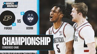 UConn vs Purdue  2024 mens National Championship extended highlights [upl. by Stefa]