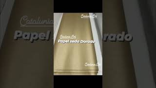 Papel Seda dorado y Plateado [upl. by Ahsya796]