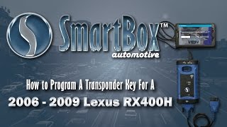 How to Program a Transponder Key to a 2006  2009 Lexus RX400H [upl. by Marl613]