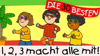 🏞️ 1 2 3 macht alle mit  Kinderlieder zum Mitsingen und Bewegen [upl. by Atirac185]