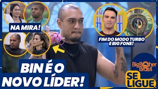 BBB 24  Bin é o novo LÍDER Davi Isabelle Rodriguinho e Wanessa na mira Big Fone e fim do Turbo [upl. by Wivina]