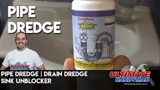 Pipe dredge  Drain dredge  sink unblocker [upl. by Edik969]