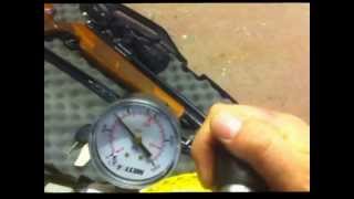 Look at and see how to fill a BSA Scorpion Single Shot PCP Air Rilfe [upl. by Keele282]