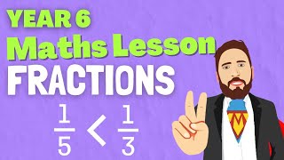 Maths Lesson Year 6  FRACTIONS [upl. by Artkele]