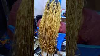 Beautiful colored goddess braids youtube hairstylehorts braidstyles mychannel [upl. by Aicssej]