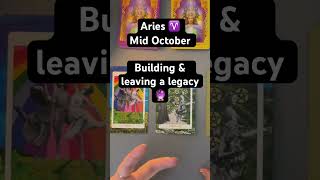 Aries ♈️  Mid October Tarot Reading firesignsreadings ariestarot [upl. by Ahsoem]