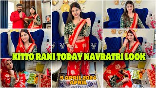 KITTO RANI TODAY NAVRATRI LOOKVLOG2090HAPPY NAVRATRIAMIT KITTO JAISWAL [upl. by Cherilyn726]