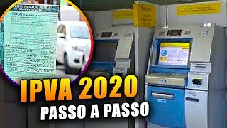 Como Consultar e Pagar o IPVA Seguro DPVAT e Licenciamento 2020 pelo Caixa Eletrônico [upl. by Marv452]