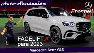 Presentación Mercedes benz GLS facelift 2024 Renovado para competir con el BMW X7 [upl. by Eelir]