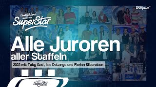 DSDS  Die Juroren aller Staffeln  2022 mit Florian Silbereisen Ilse DeLange und Toby Gad [upl. by Addia]