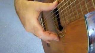 Flamenco guitar lesson  Golpe taps [upl. by Ynomrah853]