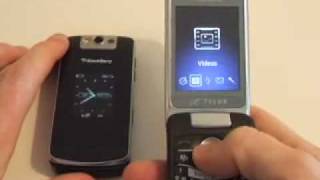 BlackBerry Pearl Flip 8230 Review Bell and TELUS [upl. by Solis713]