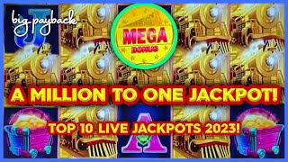 EPIC amp MASSIVE Top 10 MOST EXCITING LIVE Slot Jackpots 2023 🔴 [upl. by Rama]